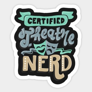 Theatre Nerd Funny Sticker